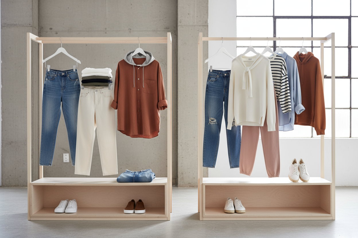 ropa casual hombre y mujer